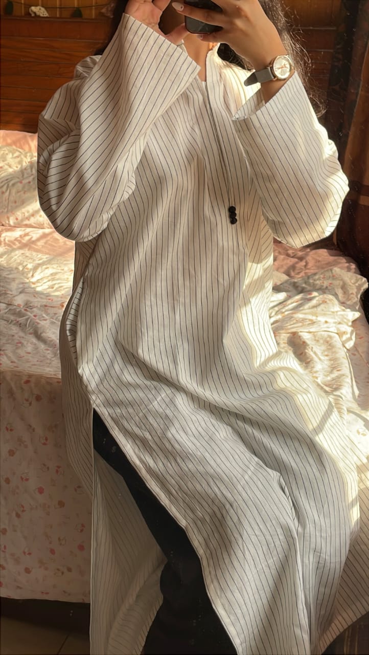 Monochrome Pocket Kurta