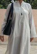 Monochrome Pocket Kurta