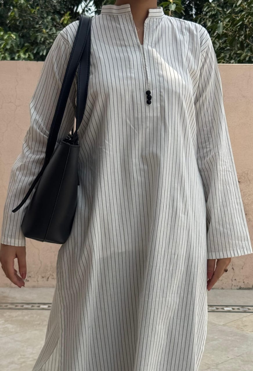 Monochrome Pocket Kurta