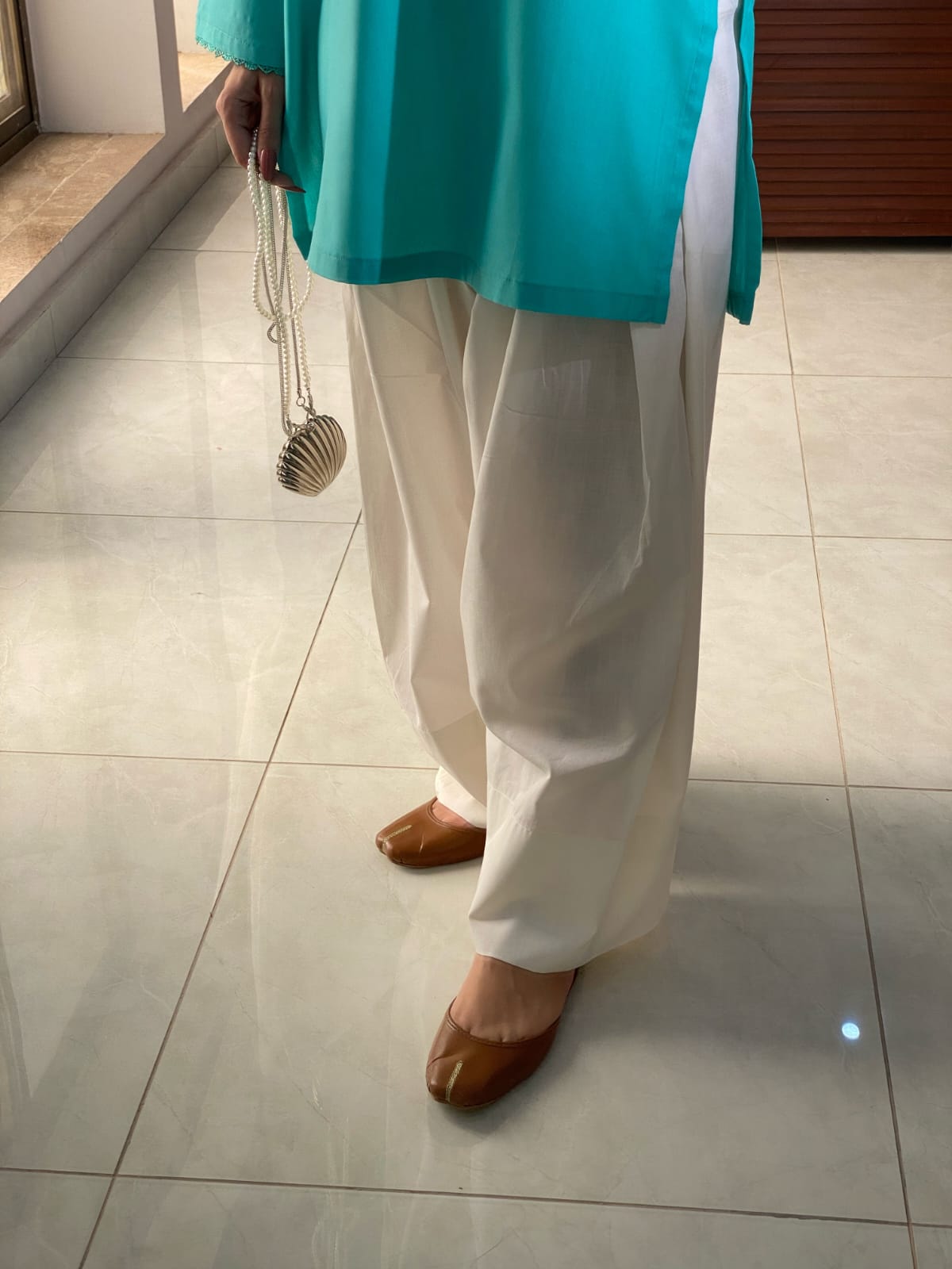 Ocean Blue Kurta Set