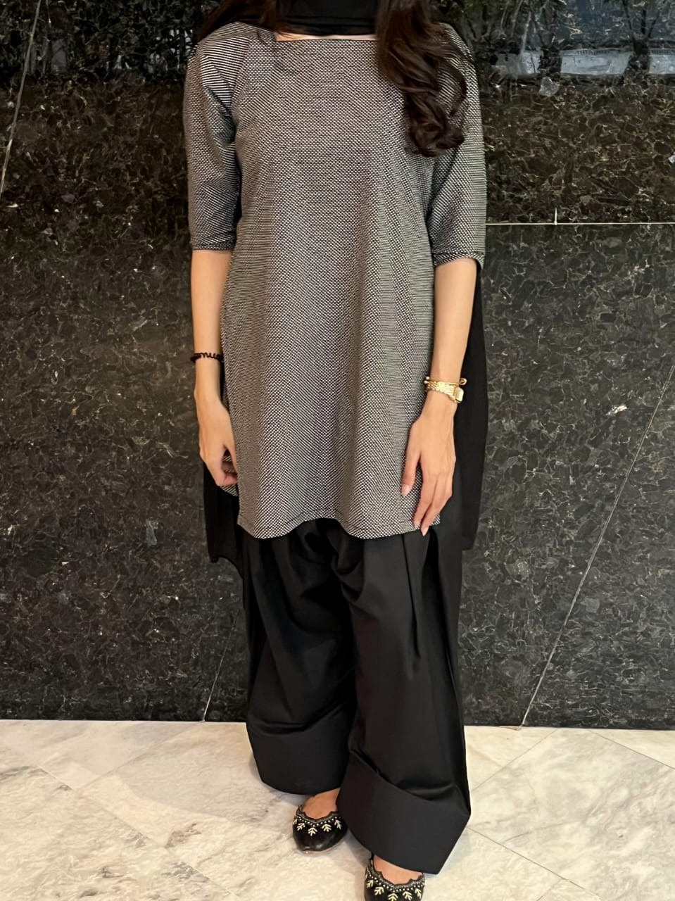 Polka Dot Farshi Set