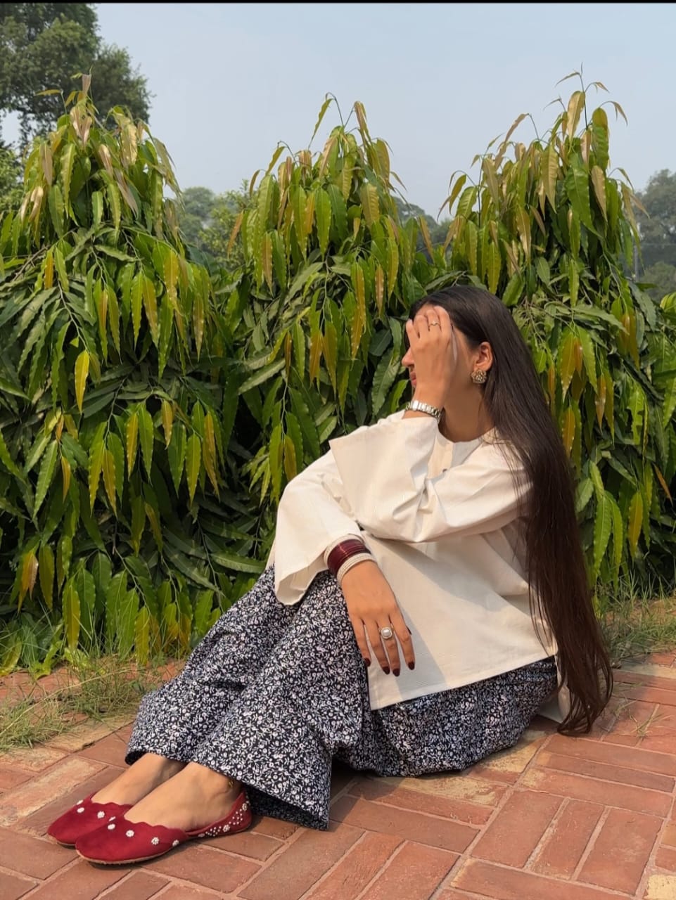 Dark Blue Farshi Set