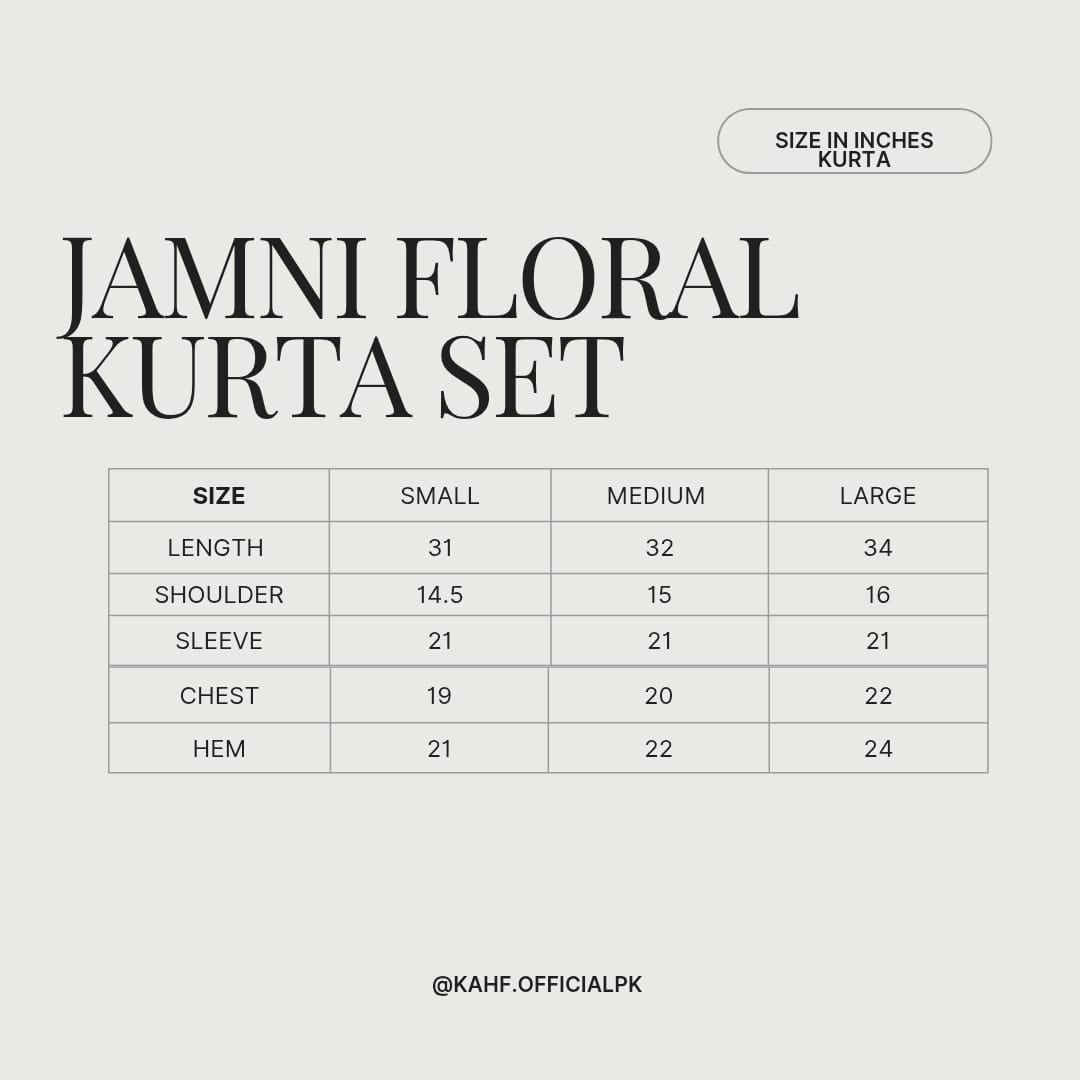 Jamni Floral Set