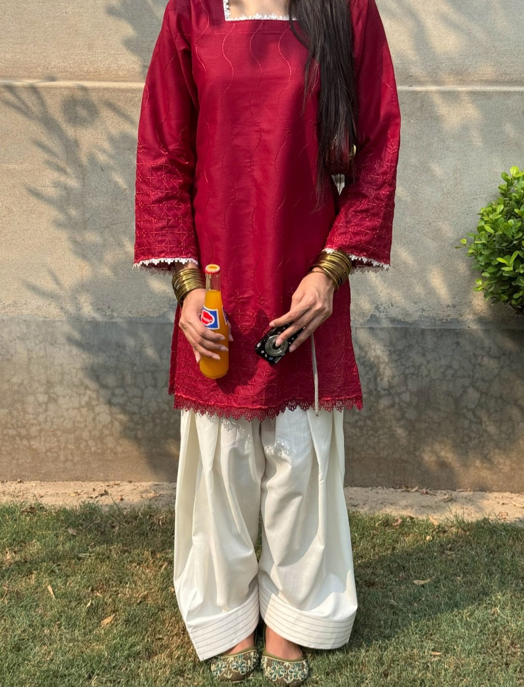 Embroidered Farshi sets